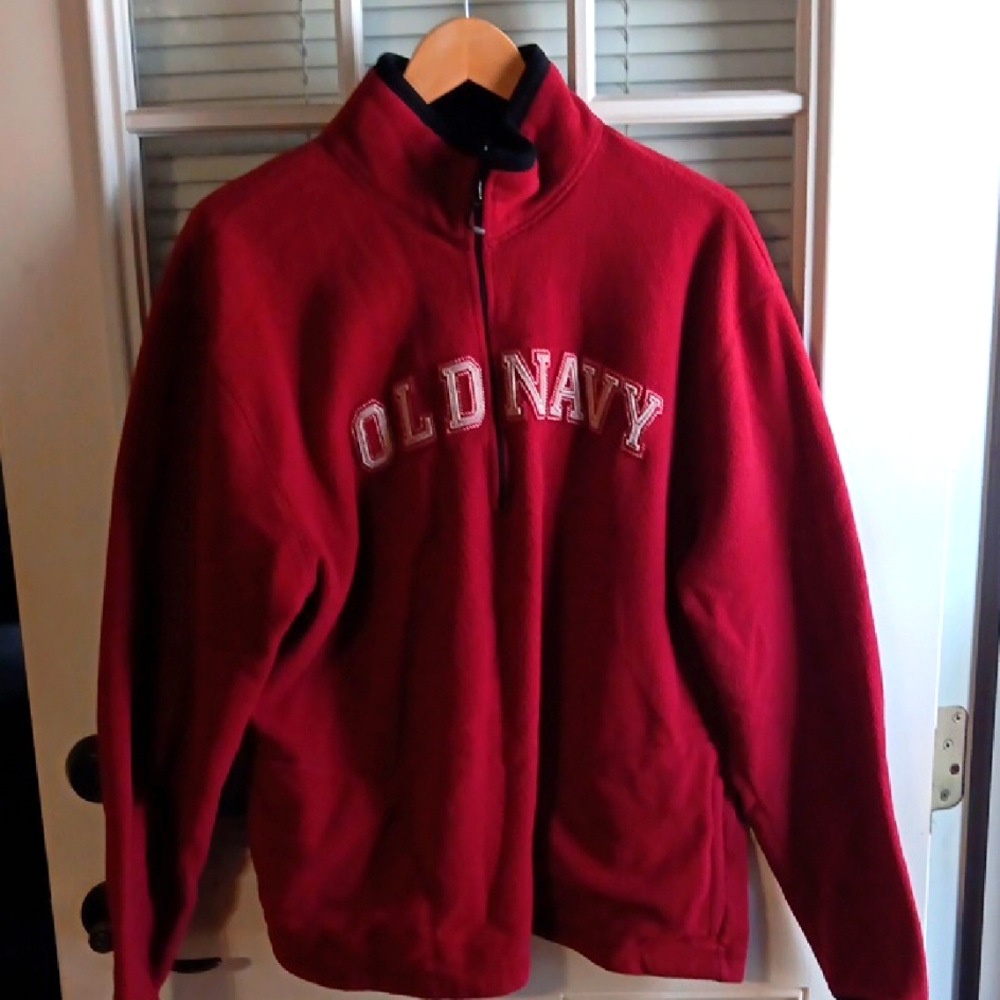 Old Navy Red Pullover Jacket